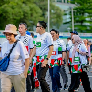 Race photo from WALK FOR PALESTINE