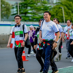 Race photo from WALK FOR PALESTINE