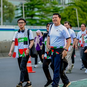 Race photo from WALK FOR PALESTINE