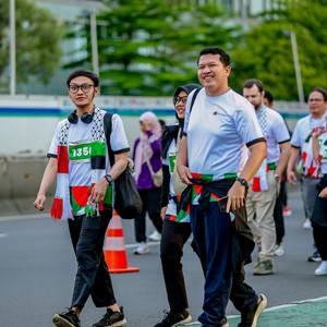 Race photo from WALK FOR PALESTINE