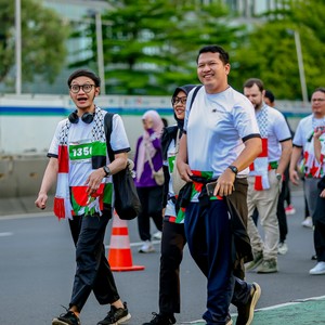 Race photo from WALK FOR PALESTINE