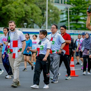 Race photo from WALK FOR PALESTINE