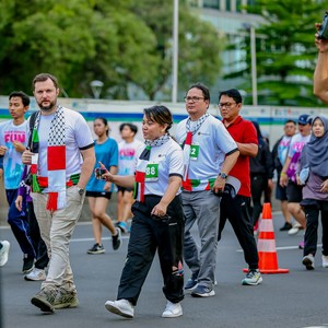 Race photo from WALK FOR PALESTINE