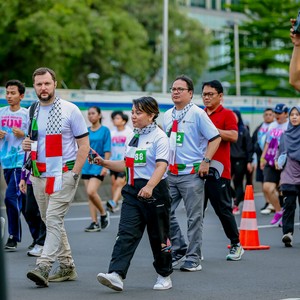 Race photo from WALK FOR PALESTINE
