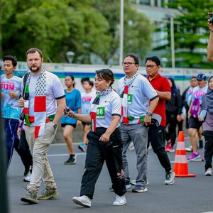 Race photo from WALK FOR PALESTINE