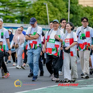 Race photo from WALK FOR PALESTINE