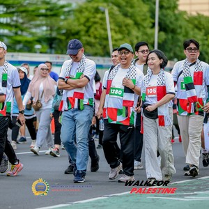 Race photo from WALK FOR PALESTINE
