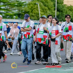 Race photo from WALK FOR PALESTINE