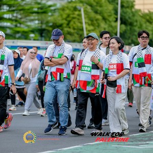 Race photo from WALK FOR PALESTINE