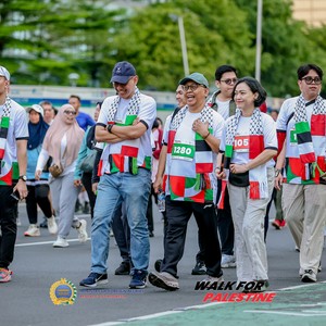 Race photo from WALK FOR PALESTINE
