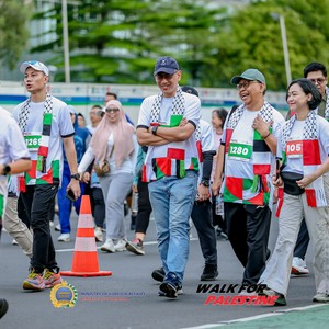 Race photo from WALK FOR PALESTINE