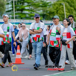 Race photo from WALK FOR PALESTINE