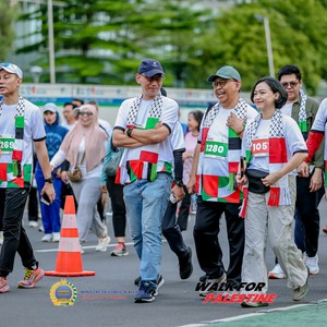 Race photo from WALK FOR PALESTINE