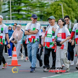 Race photo from WALK FOR PALESTINE