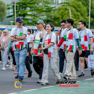 Race photo from WALK FOR PALESTINE