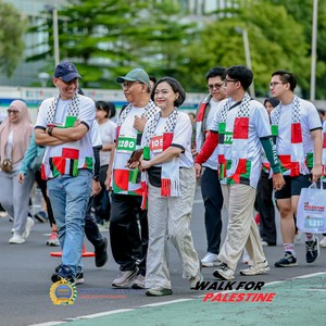 Race photo from WALK FOR PALESTINE