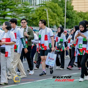 Race photo from WALK FOR PALESTINE