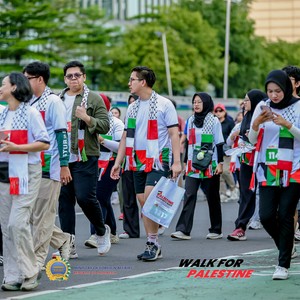 Race photo from WALK FOR PALESTINE