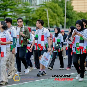 Race photo from WALK FOR PALESTINE