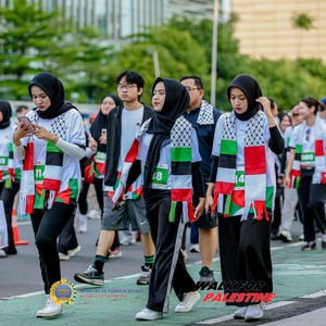Race photo from WALK FOR PALESTINE