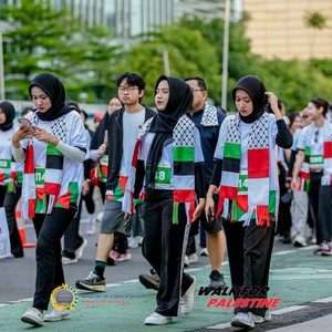 Race photo from WALK FOR PALESTINE
