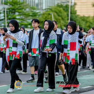 Race photo from WALK FOR PALESTINE