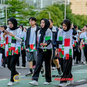 Race photo from WALK FOR PALESTINE
