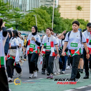 Race photo from WALK FOR PALESTINE