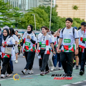 Race photo from WALK FOR PALESTINE