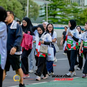 Race photo from WALK FOR PALESTINE