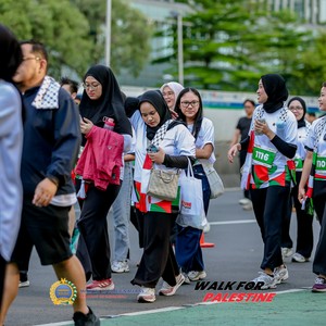 Race photo from WALK FOR PALESTINE