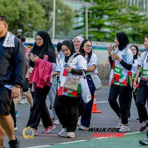 Race photo from WALK FOR PALESTINE