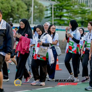 Race photo from WALK FOR PALESTINE