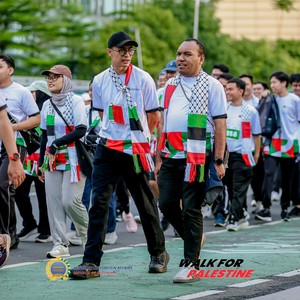 Race photo from WALK FOR PALESTINE