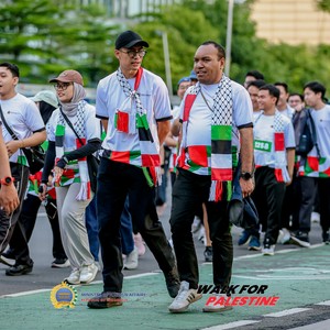 Race photo from WALK FOR PALESTINE