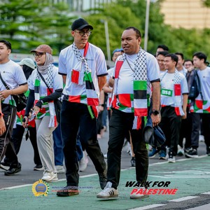 Race photo from WALK FOR PALESTINE