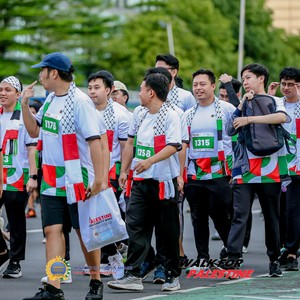 Race photo from WALK FOR PALESTINE