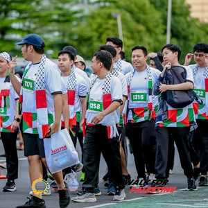 Race photo from WALK FOR PALESTINE