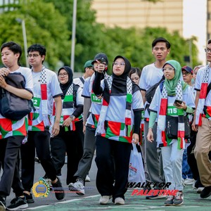 Race photo from WALK FOR PALESTINE