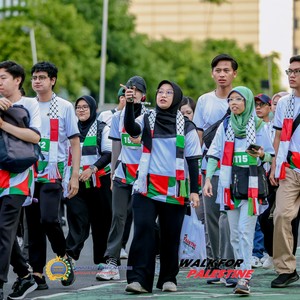 Race photo from WALK FOR PALESTINE