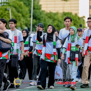 Race photo from WALK FOR PALESTINE
