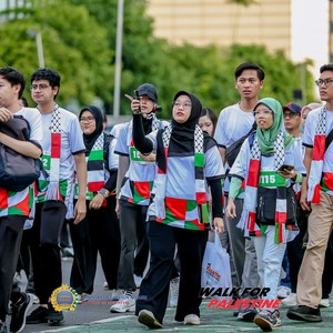 Race photo from WALK FOR PALESTINE