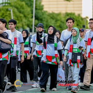 Race photo from WALK FOR PALESTINE