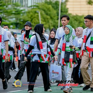 Race photo from WALK FOR PALESTINE