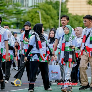 Race photo from WALK FOR PALESTINE