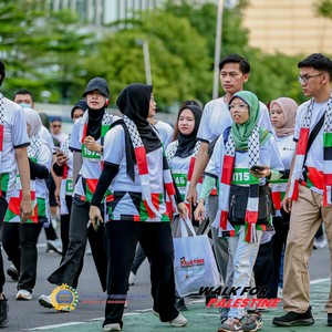 Race photo from WALK FOR PALESTINE