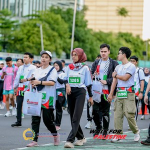 Race photo from WALK FOR PALESTINE