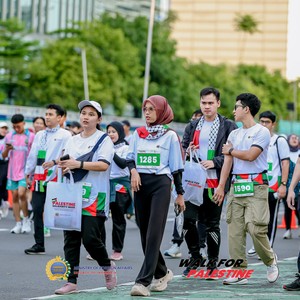 Race photo from WALK FOR PALESTINE