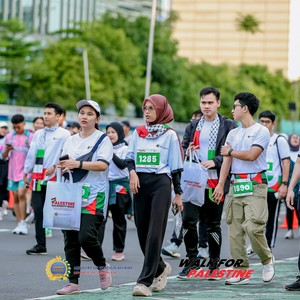 Race photo from WALK FOR PALESTINE