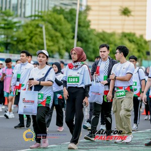 Race photo from WALK FOR PALESTINE